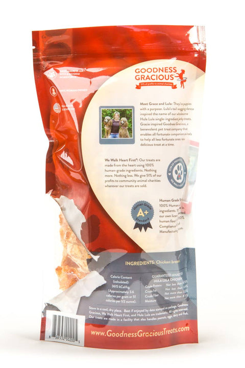 Goodness Gracious - Hula Lula Chicken (Human Grade, 1 Ingredient Jerky) - 5oz