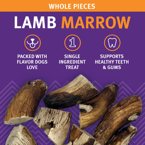 Icelandic+ - Lamb Marrow Whole Pieces Dog Treats: Default Title