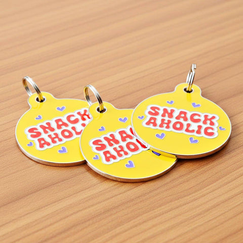 Bad Tags - Dog Tag w/ Personalized QR Code - Snackaholic