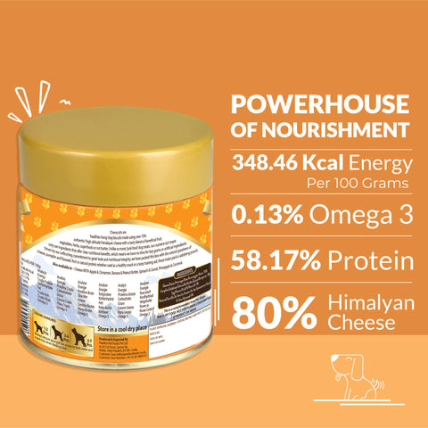 Pawfect Pet Foods Pvt Ltd - USA - Pawfect Cheesecuits | Cheese biscuits for dogs with 80% Cheese & 20% Pumpkin, Flaxseeds & Eggs | All-natural high-protein dog treats | Grain-free, hypoallergenic & rich in antioxidants | (100g/3.53oz)