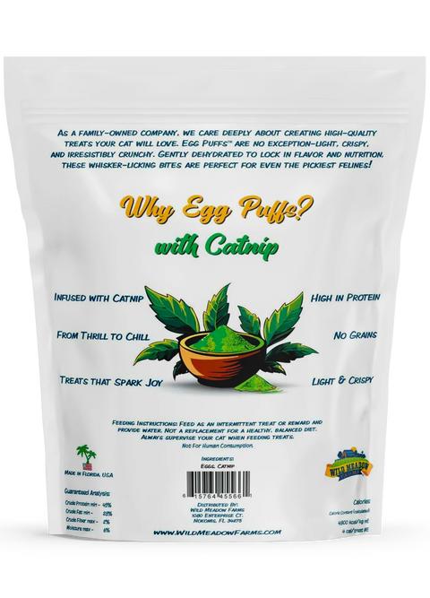 Wild Meadow Farms Egg Puffs For Cats
