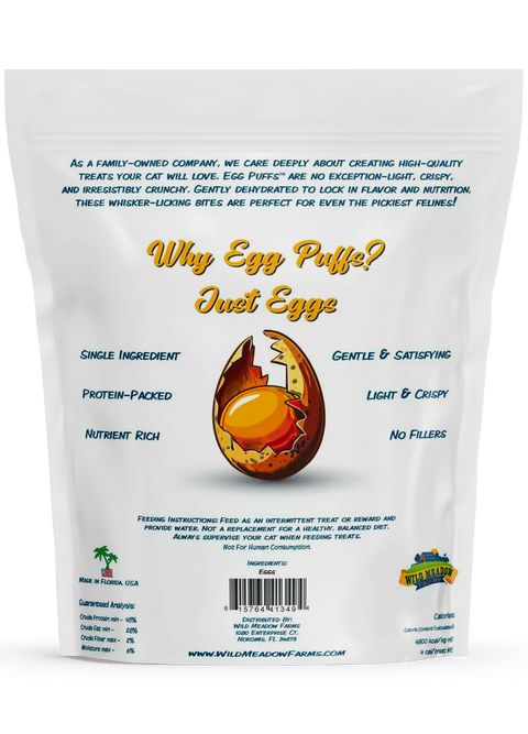 Wild Meadow Farms Egg Puffs For Cats