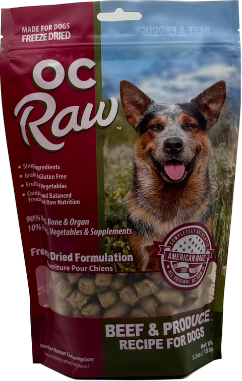 OC Raw - Freeze-Dried Meaty Rox Dog Food
