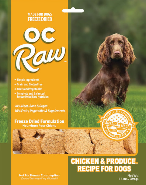 OC Raw - Freeze-Dried Sliders Dog Food