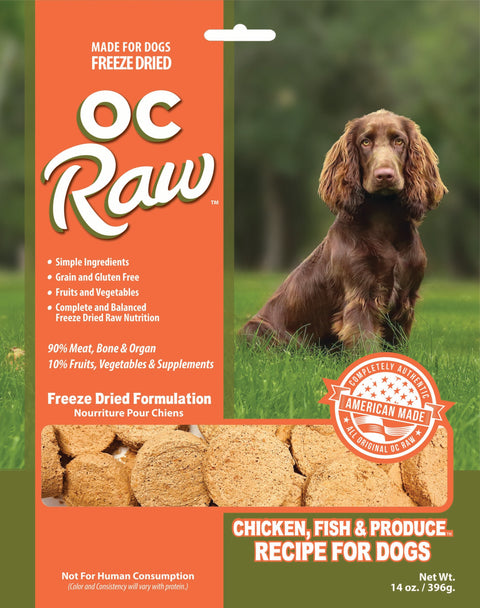 OC Raw - Freeze-Dried Sliders Dog Food