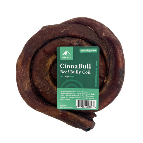 BARK'N BIG CinnaBull Beef Bully Coil