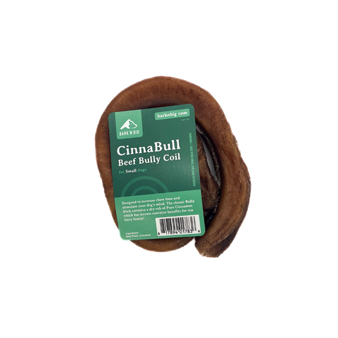 BARK'N BIG CinnaBull Beef Bully Coil