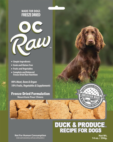 OC Raw - Freeze-Dried Sliders Dog Food