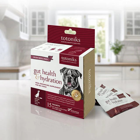 Totoniks Gut Health & Hydration Refill Pack – for big dogs over 33lb (15kg)
