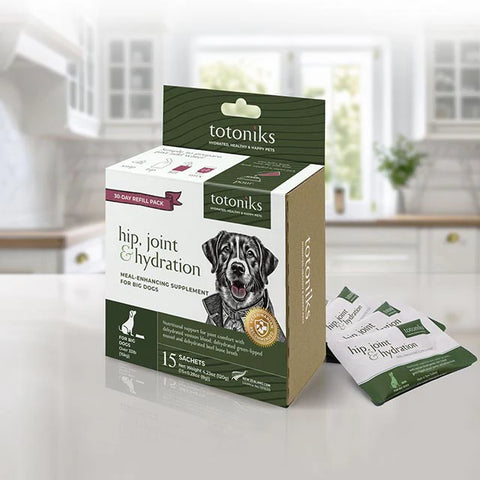 Totoniks Hip, Joint & Hydration Refill Pack – for big dogs over 33lb (15kg)