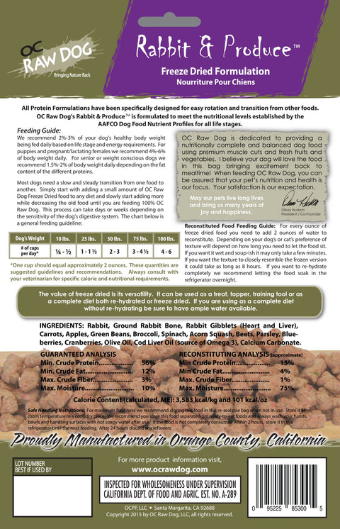 OC Raw - Freeze-Dried Meaty Rox Dog Food