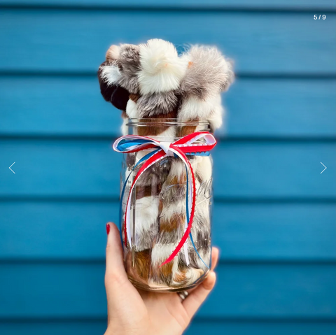 H&N Homestead Braided Rabbit Hide Dog Chew