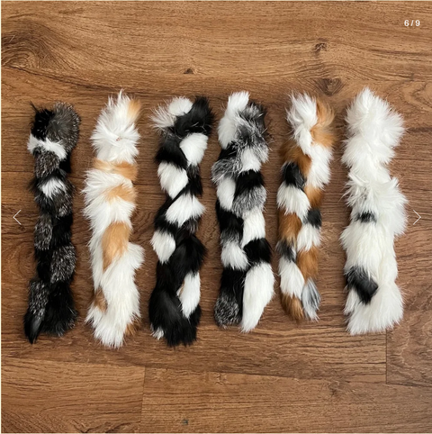 H&N Homestead Braided Rabbit Hide Dog Chew