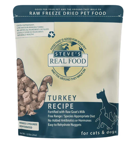Steve's Real Food - Freeze Dried Nuggets for Dogs and Cats