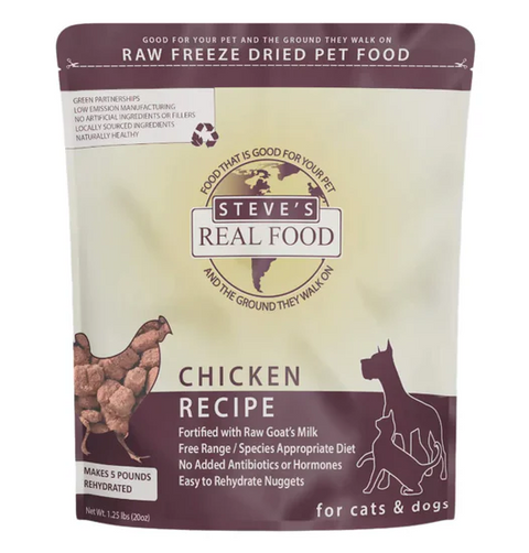 Steve's Real Food - Freeze Dried Nuggets for Dogs and Cats