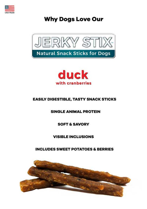 Wild Meadow Farms Jerky Stix Duck With Cranberries