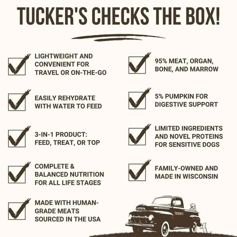 Tucker's® Chicken-Pumpkin Formula Freeze-Dried Dog Food, 14 Oz