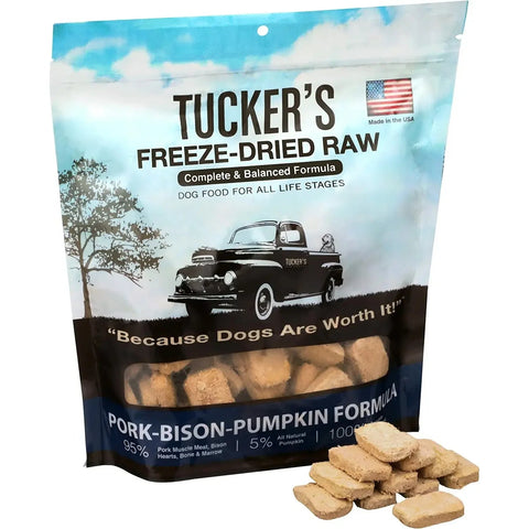 Tucker's® Pork-Bison-Pumpkin Formula Freeze-Dried Dog Food, 14 Oz