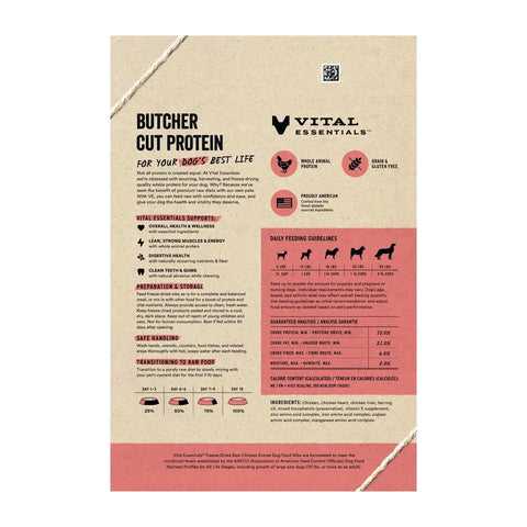 Vital Essentials® Freeze-Dried Raw Chicken Entree Dog Food Nibs, 14 oz