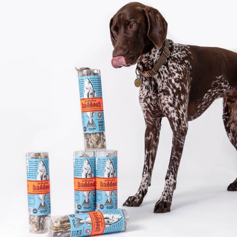 Polkadog - Haddock Skin Jerky - 2oz Tube - Dog Treats