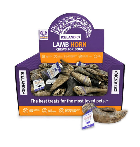Icelandic+ - Icelandic+ Small Lamb Horn with Marrow 36-Ct Display Box