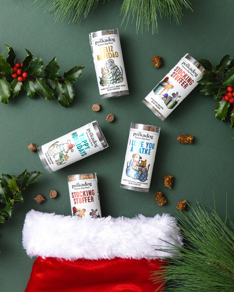 Polkadog - Holiday Mini Tube: Yappy Howlidays - Dog Treats