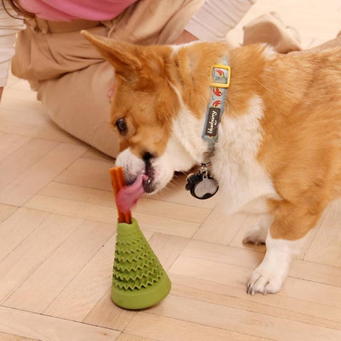 Tall Tails - Natural Rubber Evergreen Tree Reward Dog Toy