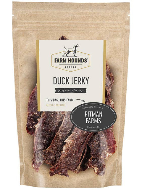 Farm Hounds - Duck Jerky Dog Treats - All-Natural - 3.5oz