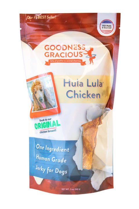 Goodness Gracious - Hula Lula Chicken (Human Grade, 1 Ingredient Jerky) - 5oz