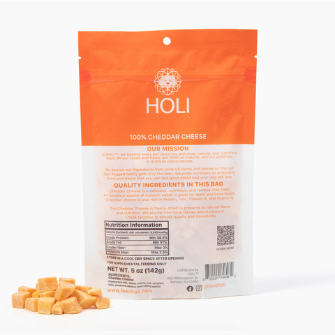 HOLI - HOLI Cheddar Cheese Freeze-Dried Dog Treats