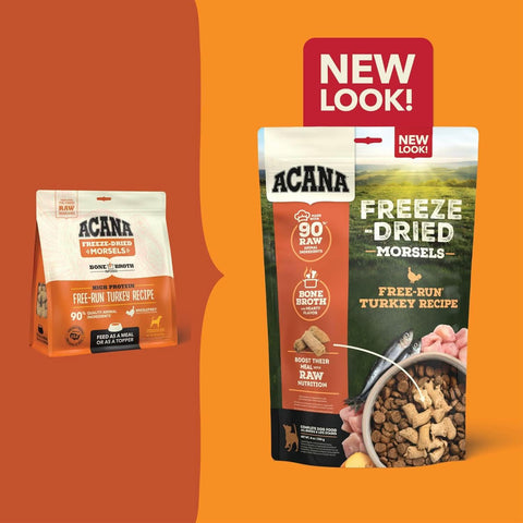 ACANA Free-Run Turkey Morsels Freeze-Dried Dog Food & Topper 8 oz