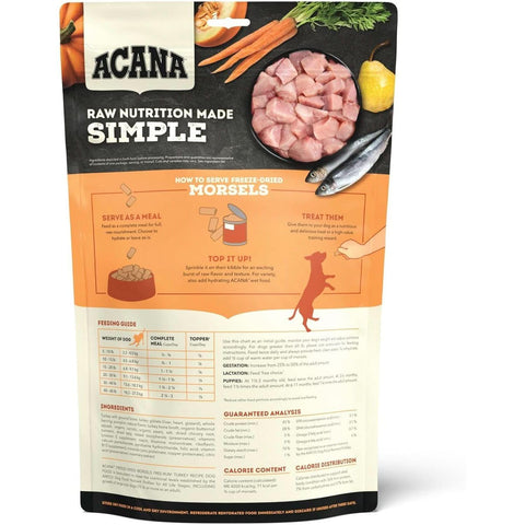 ACANA Free-Run Turkey Morsels Freeze-Dried Dog Food & Topper 8 oz