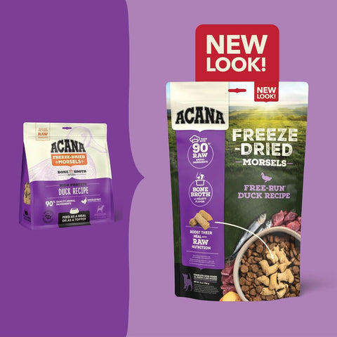 ACANA Free-Run Duck Morsels Freeze-Dried Dog Food & Topper 8 oz