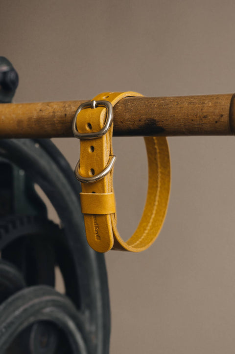 BAND&ROLL - Leather Dog Collar. Fir