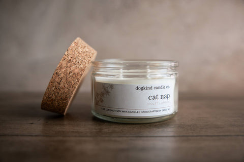 Dogkind Candle Co - Cat nap - violet + amber