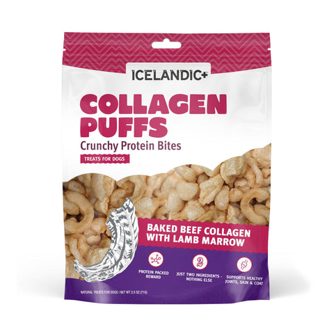 Icelandic+ - Beef Collagen Puffs with Marrow Treats for Dogs - 2.5oz