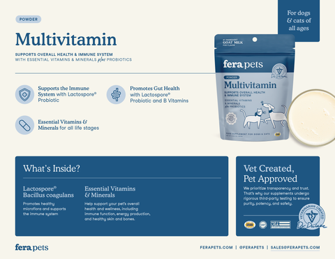 Fera Pets - Multivitamin Goat Milk Topper