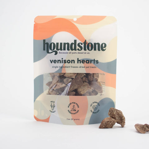 ADC Houndstone & Co. - Freeze-Dried Venison Hearts