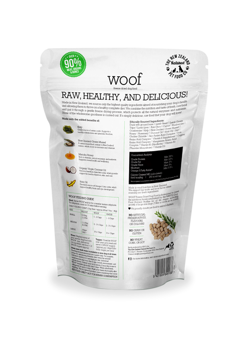 Woof Freeze Dried Food
