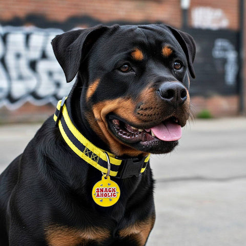 Bad Tags - Dog Tag w/ Personalized QR Code - Snackaholic