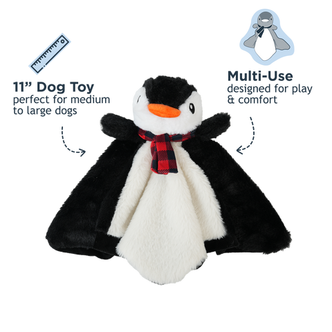 Tall Tails - Tall Tails Penguin Comfort Blanket Dog Toy