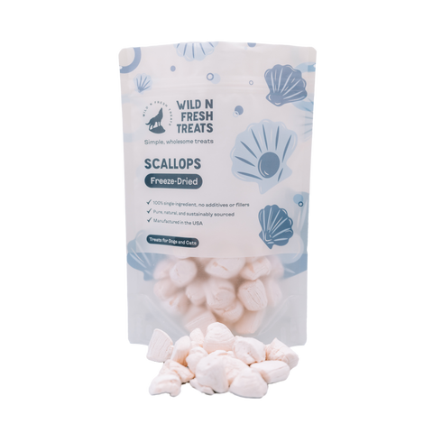 Wild n Fresh Treats - Freeze-Dried Scallops