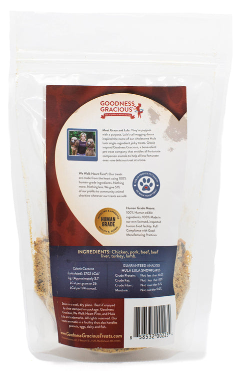 Goodness Gracious - Hula Lula Snowflakes (Human Grade Food Topper) - 5 oz