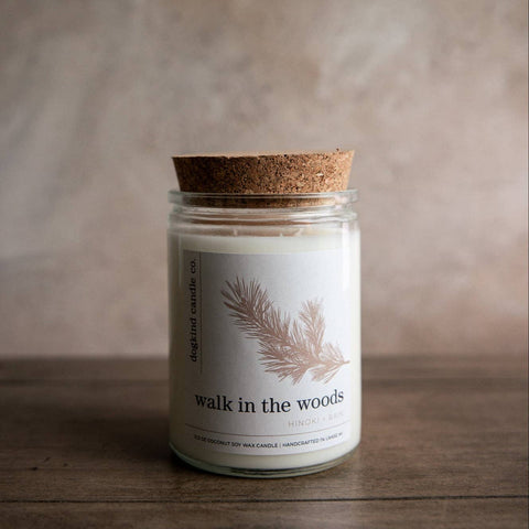 Dogkind Candle Co - Walk in the woods - hinoki + rain