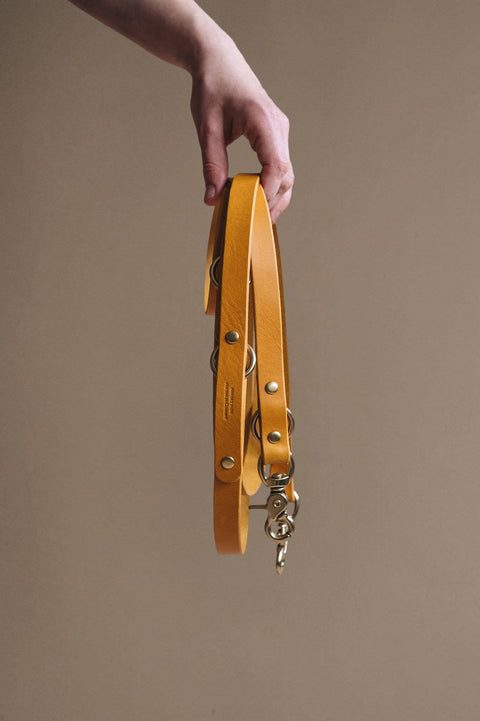 BAND&ROLL - Crossbody Dog Leather Leash. Lasso