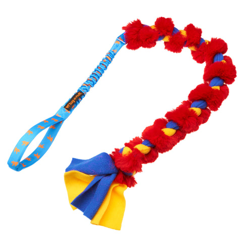Tug-E-Nuff - The Big Twizzler | Tough Dog Tug Toy | Bungee | Tug-E-Nuff