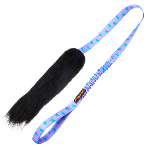 Tug-E-Nuff - Sheepskin Bungee Chaser | Interactive Dog Toys | Tug-E-Nuff