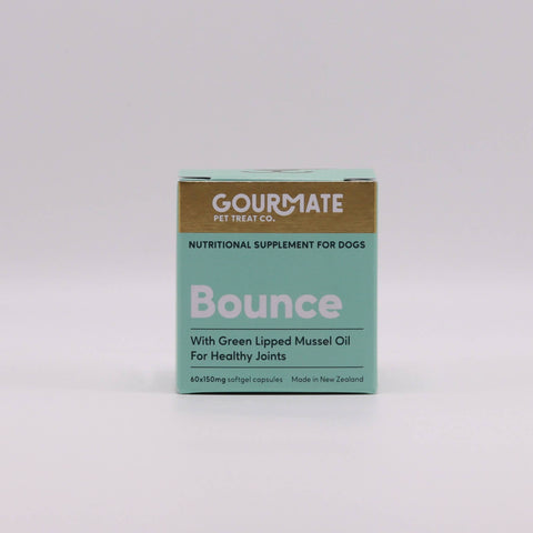 Gourmate Pet Treat Co. - Bounce With Green Lipped Mussel Oil for Healthy Joints