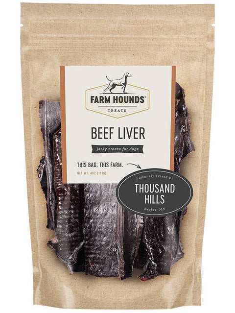 Farm Hounds - Beef Liver Treats - All-Natural - 4oz