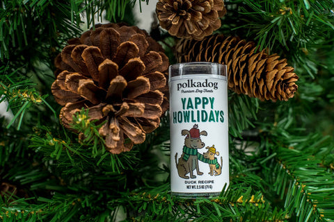 Polkadog - Holiday Mini Tube: Yappy Howlidays - Dog Treats